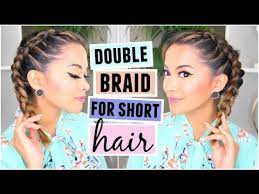 Does Your Hair Get Frizzy On Hot Humid Rainy Days Mine Too Check Out These Super Cute Braids For Short Hair Dutch Braids Short Hair French Braid Short Hair