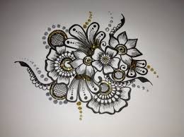 Pencil Sketch Flower Designs Mehndi Drawing Flower Motif 1 Youtube Drawings Inspiration Flower Henna Henna Designs Pretty Henna Designs