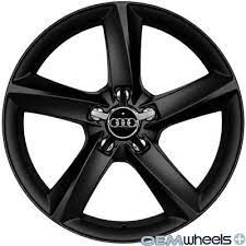 18 Matte Black S Line Style Wheels Fit Audi A5 S5 Rs5 B8 8t Coupe Cabriolet Rims Ebay