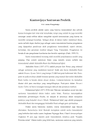Check spelling or type a new query. Contoh Kritik Sastra Dan Esai Masnurul