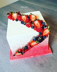 Layer Cake Carre Effet Velour Layer Cake Cake