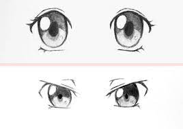 To draw the eyes closed just draw the upper eyelids like you normally woulda downward curving line for female anime eyes or a horizontal line with a cover the ears with the hair. How To Draw Anime Eyes Easy Tutorial For Boy And Girl Eyes