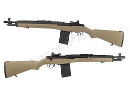 The winchester m14 co2 air rifle is, of course, lighter than the real gun, by around 2 pounds of weight. M14 Airsoft Rifle M14 Socom R I S Cm 032a Tan Airsoftpro Cz