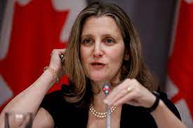 Maybe you would like to learn more about one of these? Former Journalist Chrystia Freeland Is Canada S First Female Finance Minister