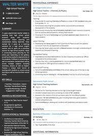 The most important thing about these samples is that it should help you write betterresume from concept to completion. Free High School Teacher Resume Sample 2020 By Hiration
