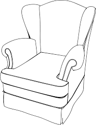 Cool Classic Armchair English Coloring Page Classic Armchair Armchair Round Back Dining Chairs