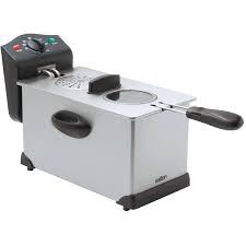 Deep fryer 10l commercial bench top fast fryer stainless steel au 2500w electric. Salton 1500 Watt 3l Stainless Steel Deep Fryer With Removable Pot Home Hardware