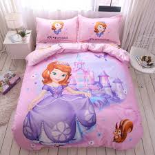 In this video princess sofia the first gets a new bedroom. Casa 100 Cotton Kids Bedding Set Girls Sofia The First Princess Pink Duvet Cover And Pillow Case And Fitted Sheet 3 Buy Online In Armenia At Armenia Desertcart Com Productid 194733513