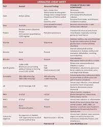 Urinalysis Cheat Sheet Nurse Practitioner School Pharmacology Nursing Medical Technology