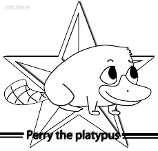 Very perry christmas and my friends at disney have given me permission to share the coloring pages and activity sheets to go with the movie with my readers. Printable Perry The Platypus Coloring Pages For Kids