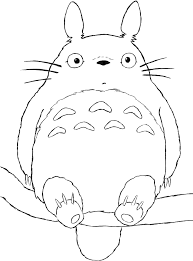 Coloring books for boys and girls of all ages. Download Hd Totoro Lineart By Fur4lol D66uavu Totoro Coloring Pages Transparent Png Image Nicepng Com