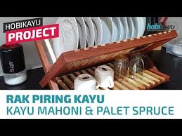 Wall hook ni nak pasang di. Buat Sendiri Rak Piring Kayu Weekend Project Youtube