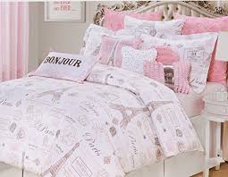 Do you suppose nicole miller comforter set white appears nice? Paris French Vintage Duvet Quilt Cover By Designer Nicole Miller Bedding Set Grey Tan Dusty Rose Pink Eiffel Script Parisian Theme On White Queen Pink Bedding