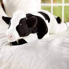 Loading Body Pillow Big Stuffed Animal Cow