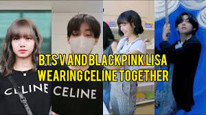 Of good news come from the tshirt factory site. Bts S V And Blackpink S Lisa Wearing Celine Together Youtube