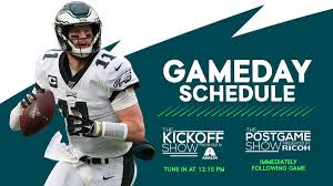 Find out the latest on your favorite nfl teams on cbssports.com. Philadelphia Eagles On Twitter Today S Phivswas Gameday Schedule Flyeaglesfly