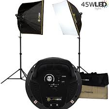 Litebox Professional Photography Lighting Kit Continuous Led Softbox Studio Lights With Stands Por Photography Lighting Kits Light Photography Photography