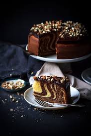 Zebra Cake With Chocolate Glazing From My Childhood The Pure Taste Recipe Zebra Cake Cake Boss Recipes Apple Dessert Recipes