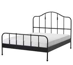 sagstua bedframe zwart lonset 160x200 cm ikea ijzeren bedframe bedkader smeedijzeren bedden