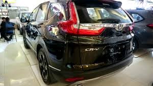 New honda cr v turbo 2018 black colour exterior and interior. New Honda Cr V Turbo 2018 Black Colour Exterior And Interior Youtube