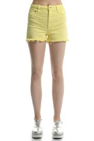 2020 Sort Modelleri Bayan Sari Yuksek Belli Sacakli Sort Fashion Womens Shorts White Shorts