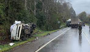 Choque Entre Camiones Dejo A Un Conductor Fallecido En La Ruta Valdivia Paillaco Rioenlinea