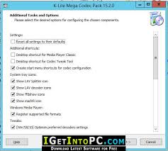 The codec tweak tool fixed all my codec problems. K Lite Codec Pack 15 2 Free Download