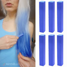 Denim Blue Hilary Duff Hair Dye Ultramarine 6 Medium Blue Hair Chalks Blue Jeans Hairchalk Dyed Hair Blue Dyed Hair Silver Hair Dye