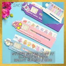 Cara membuat buku perlu anda lakukan secara berkualitas. Best Seller Sticky Notes Mini Slim Memo Tempel Pembatas Buku Bt21 Bts Bangtan Boys Kpop Warna Warni Ready Cod Lazada Indonesia