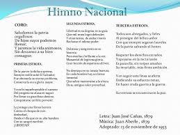 Resultado De Imagen Para Letra Del Himno Nacional De El