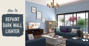 How To Repaint A Dark Wall Lighter