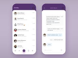 Chat App In 2020 Chat App App Template App Design
