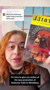 Replying to @parisnicholson review of #sweeneytodd