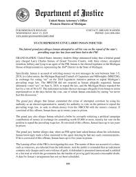 Maybe you would like to learn more about one of these? Department Of Justice Press Release On Inman Indictment Record Eagle Com