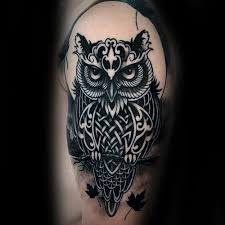 Owl & sugar skull custom arm piece. 125 Best Owl Tattoos For Men Cool Designs Ideas 2021 Guide