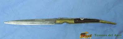 Find many great new & used options and get the best deals for andujar knife made in spain unique gentlemans plain edge folding pocket at the best online prices at ebay! Tesorosdelayer Com Antiques Old Knives Ancienne Marque Couteau Inox Andujar Mesures 23 Cms Open Petit Manque Un De La Poignee Comme En Temoignent Les Photos