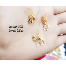 History harga emas logam mulia (lm) di indonesia pada hari senin, 05 november 2018. Anting 375 Harga Terbaik Anting Aksesoris Fashion Agustus 2021 Shopee Indonesia