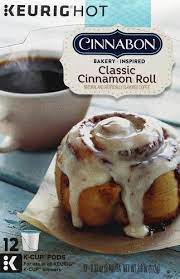 Bake them in a preheated 350 f degree oven for 20 minutes or until golden brown. Cinnabon Classic Cinnamon Roll Keurig Single Serve K Cup Pods Light Roast Coffee 12 Count Pack Of 1 Amazon Com Grocery Gourmet Food