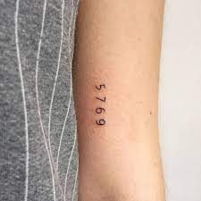 In zonatattoos, a community of tattoo artists and tattoo fans. Numbers Tattoo On The Bicep