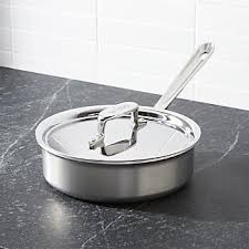 All Clad D5 2 Qt Saute Pan With Lid Saute Pan Pan All Clad