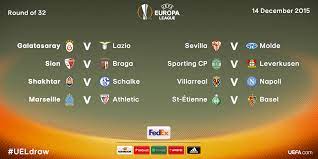 The europa league final takes place on wednesday, may 27th gdansk, poland. Uefa Europa League On Twitter The Official Round Of 32 Draw Result Ueldraw Https T Co 5rn0ydzhvd