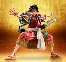 megahouse nos presenta la curiosa portrait of pirates kabuki edition a escala 1 x2f 8 que le dedican a monkey d luffy luffy one piece luffy monkey d luffy