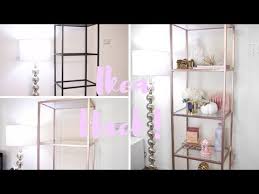 Ikea Hack Rose Gold And Marble Shelf Unit Decor Youtube