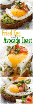 Fried Egg And Avocado Toast Recipe Food Healthy Recipes Egg Recipes