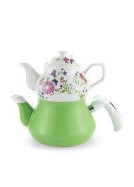 Schafer Schafer Tee Garten Emaye Caydanlik Yesil Fiyati 520774636601 Caydanlik Caydanlik Mutfak