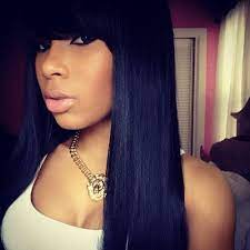 12 Pretty Black Hairstyles With Bangs Pretty Designs Hairstyles With Bangs Hair Styles Weave Hairstyles