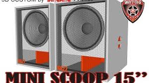 Skema box miniatur 4 inch / jual box subwoofer mini scoop 12 inch tanpa speaker. Membuat Box Subwoofer Model Mini Scoop Modif Dobel 18 Part 1 Nghenhachay Net