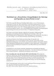 Eine spendenbescheinigung wird auch spendenquittung oder beim amt zuwendungsbestätigung genannt. 2