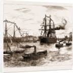 P&O Mail Steamer Cathay, 1883 posters ...