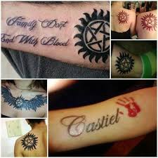 Supernatural Fans Tattoos Anti Possession Tattoo Castiel S Handprint Supernatural Tattoos Supernatural Tattoo Supernatural Fans Anti Possession Tattoo